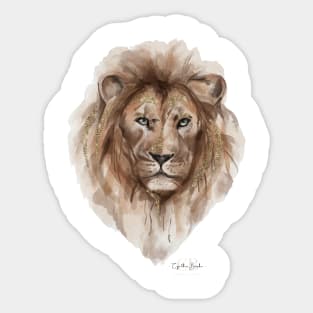 Lion - Jungle Gold Sticker